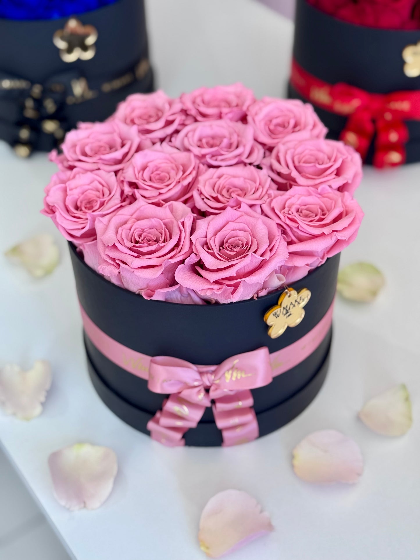 WiMake Preserved Rose Box Pink