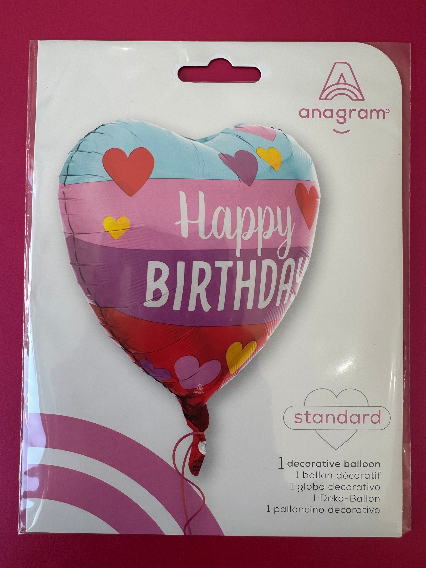 Birthday Heart Balloon