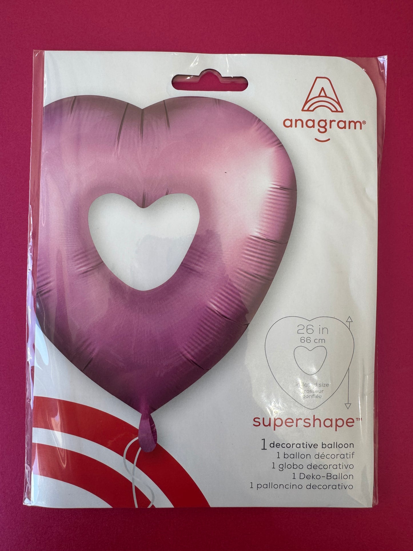Pink heart Balloon