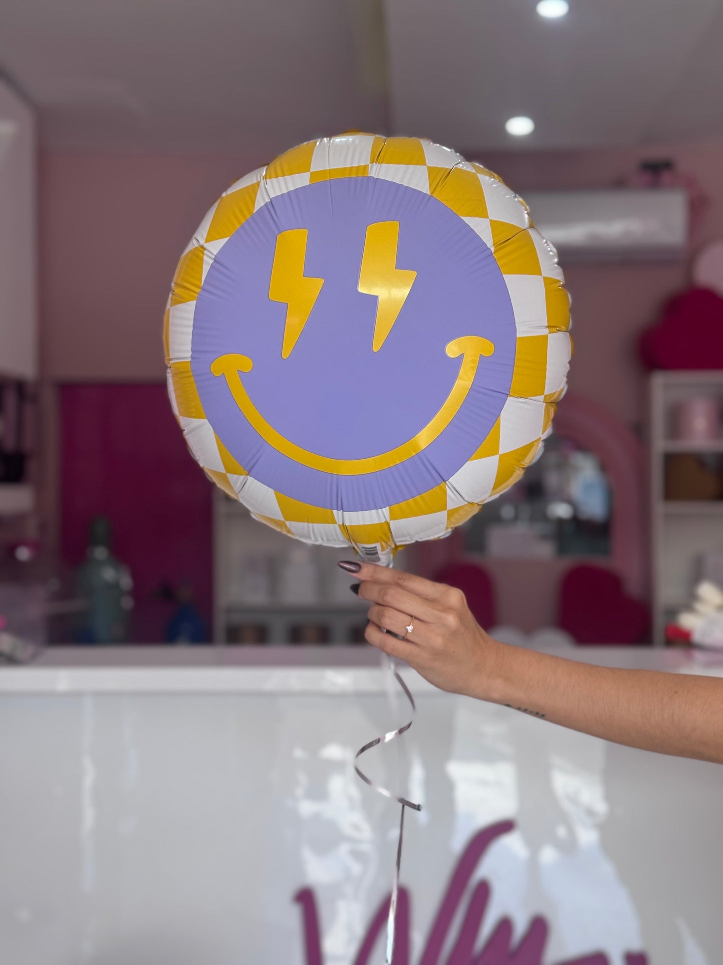 Electric Happy Bday Balloon
