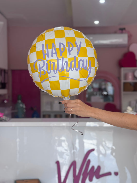 Electric Happy Bday Balloon